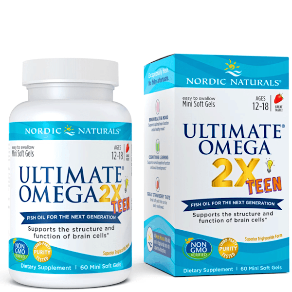 Nordic Naturals Ultimate Omega 2X Teen 60 Softgels