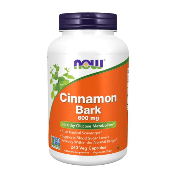 Now Foods Cinnamon Bark 600mg 240 Caps