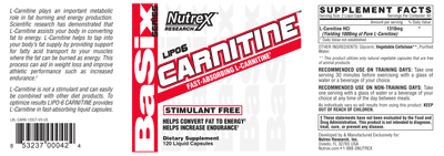 Nutrex Lipo-6 Carnitine 120 Caps