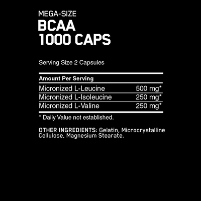Optimum Nutrition BCAA 1000 200 Caps