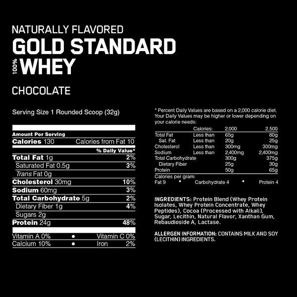 Optimum Nutrition Naturally Flavored Gold Standard 100% Whey 2.18kg