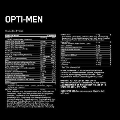Optimum Nutrition Opti-Men 150 Tablets