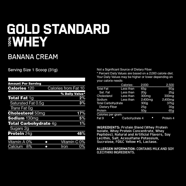 Optimum Nutrition Gold Standard 100% Whey 2lb