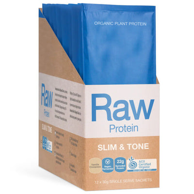 Amazonia Raw Slim & Tone Protein Sachets 30g x12