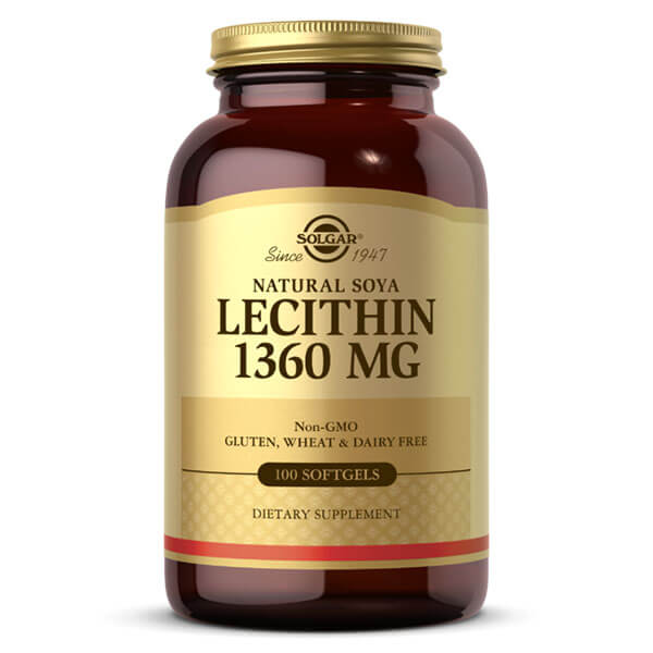 Solgar Lecithin 1360mg 100 Caps