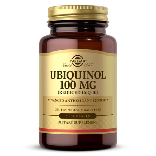 Solgar Ubiquinol 100mg (Reduced CoQ-10) 50 Softgels