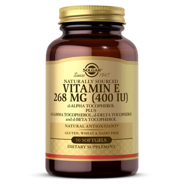 Solgar Vitamin E 400iu Mixed 50 Softgels