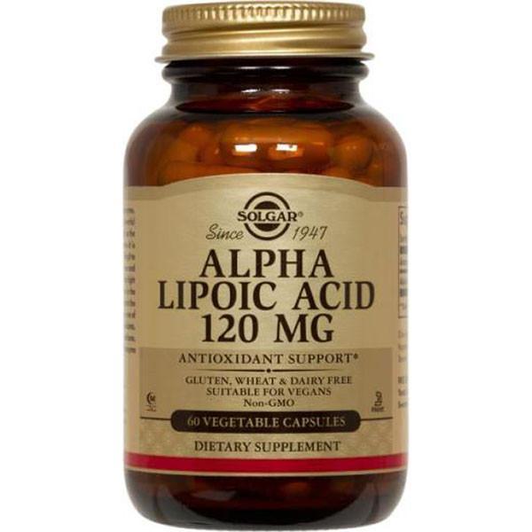 Solgar Alpha-Lipoic Acid 120mg 60 Vege Caps