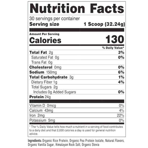 Staunch Vegan Protein 2.13-2.43lb