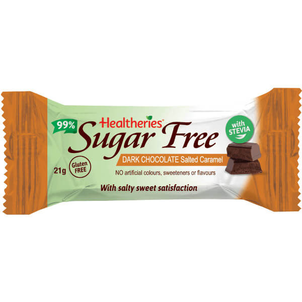 Healtheries 99% Sugar Free Dark Chocolate Bars 21g x20