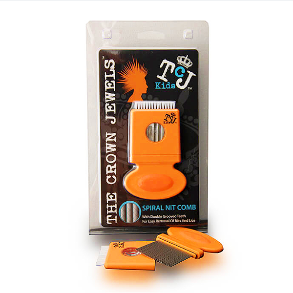 TCJ-Kids Head Lice Spiral Tooth Nit Comb